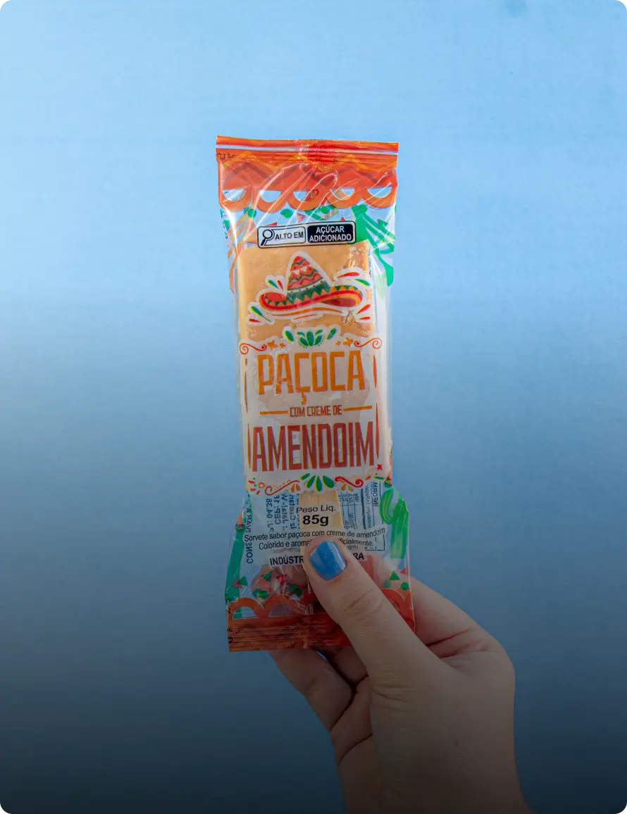 PAÇOCA C/ CREME DE AMENDOIM